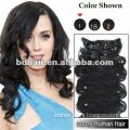 Remy Human Hair clip in hair extensions for black women